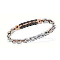 Bracciale Lamborghini Uomo in Acciaio Zircone TL0058 - TL0058